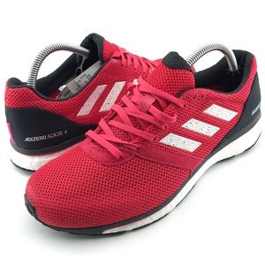 Adidas Adizero Adios 4 Men's Sz 9.5 Red B37308